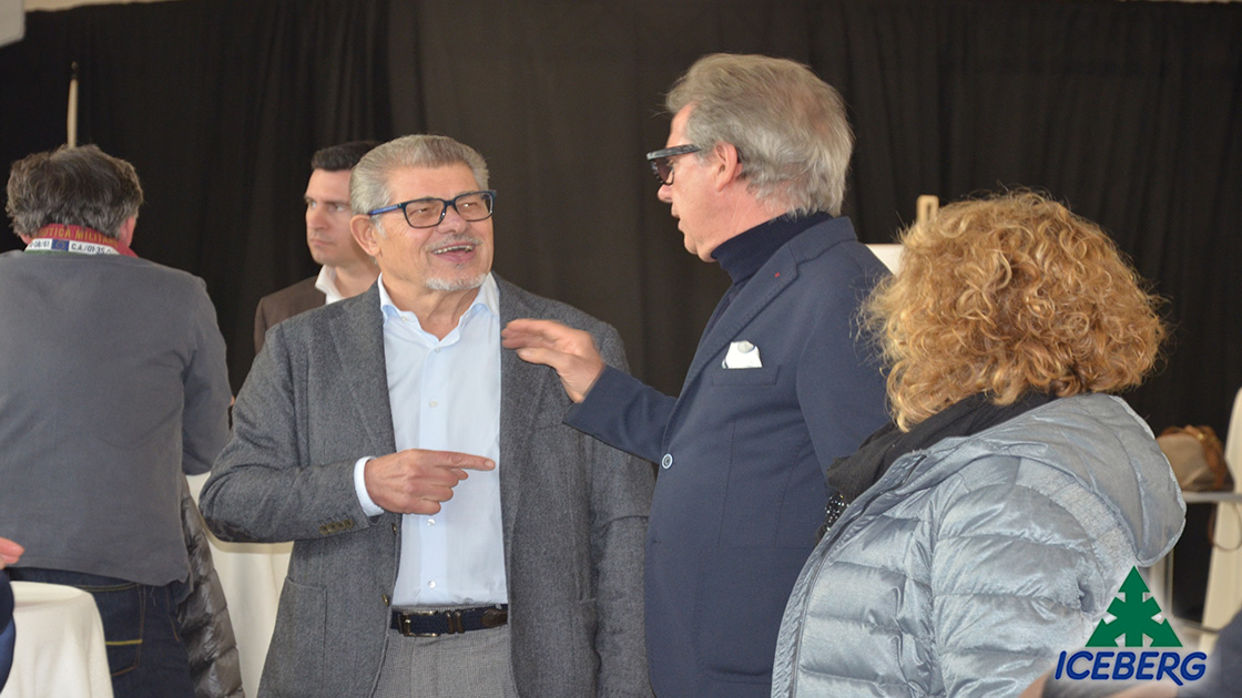Il Sig. Renato Bernardi presidente dell'Iceberg