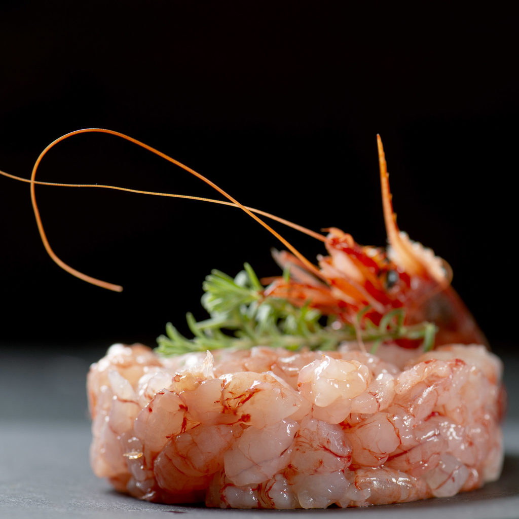 Tartare di Gambero rosso di Mazara