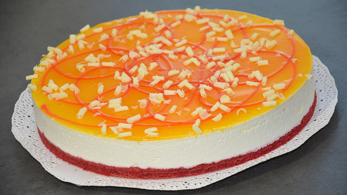 Torta cocco red passion