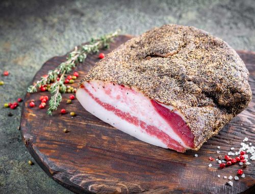 Guanciale stagionato di Montalcino